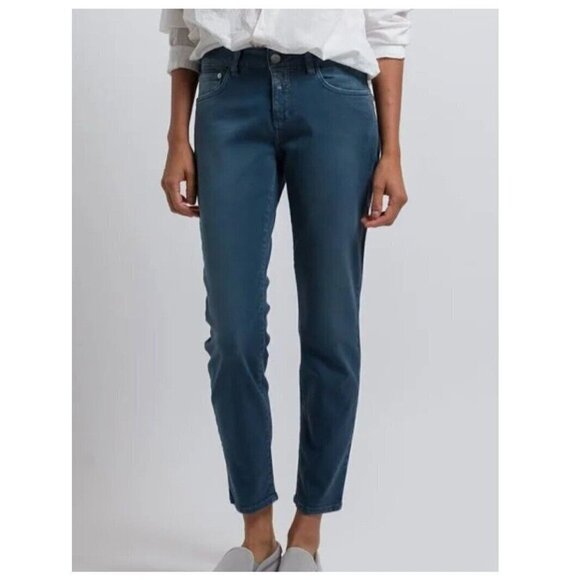 Closed Cropped Baker Slim Jeans Indigo Blue Mid Rise Women’s Size 26 - Picture 1 of 14